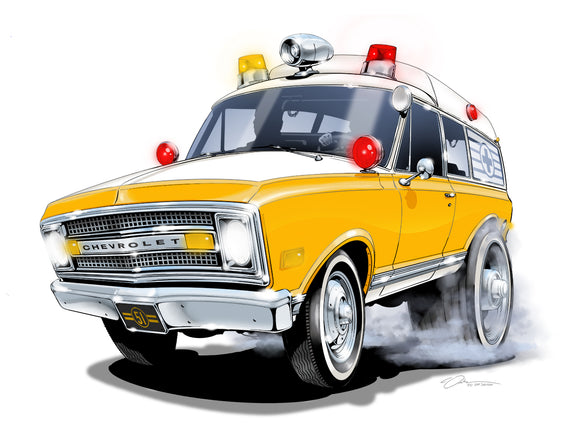 HOT ROD - Chevy Suburban Ambulance