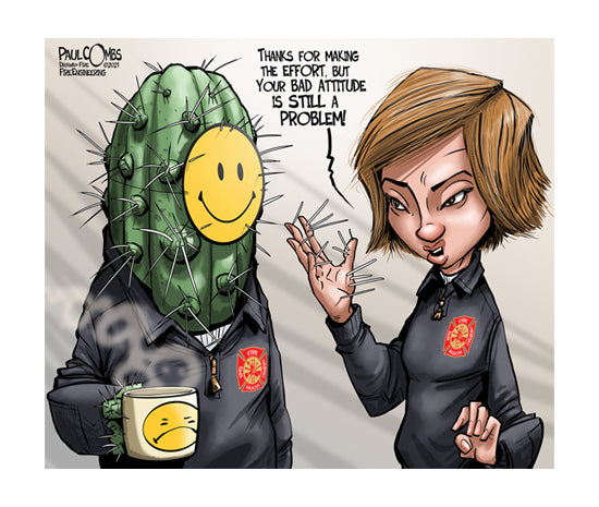Paul Combs Fire Cartoons