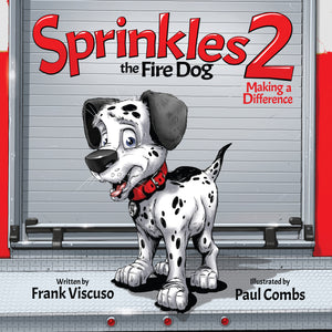 Sprinkles the Fire Dog 2 - Artist Signed and Personalized