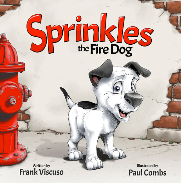 Sprinkles the Fire Dog - Artist Signed and Personalized